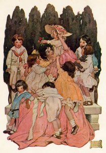 Til tante (farge litho) av Jessie Willcox Smith