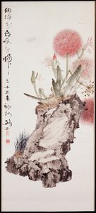 Hortensia og stein av Jianfu Gao