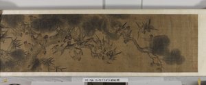 Hundre fugler (blekk og farger på silke) av Jiang (after) Tingxi
