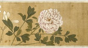 Ett hundre blomster, tidlig på 1600-tallet (malt silke) (detalj)