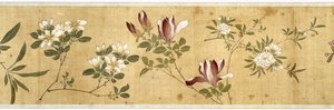 One Hundred Flowers, tidlig på 1600-tallet (malt silke) (detalj: se også 207347-58)