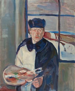 Vintert selvportrett, 1910-11