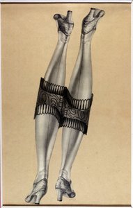Collage ""Two Beautiful Legs"" - av Jindrich Styrsky (1899-1942) (48 av 35)