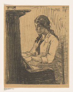 Laura Bacot spiller piano av Jo Koster