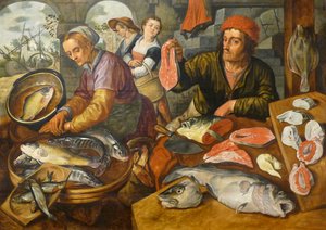 Fiskemarkedet av Joachim Beuckelaer