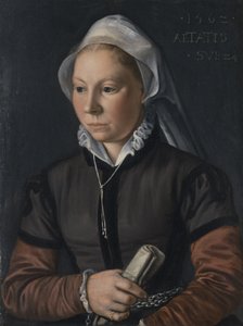 Portrett av en ung kvinne, 1562 av Joachim Beuckelaer