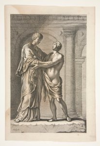 Papirius, fra Ancient Sculptures Admired av Joachim von Sandrart