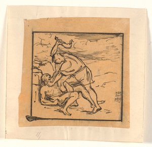 Kain dreper Abel av Joakim Frederik Skovgaard
