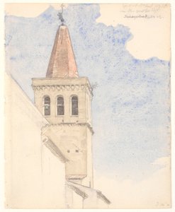 Klokketårn i Sansepolcro av Joakim Frederik Skovgaard