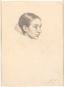 Portrett av Susette Cathrine Skovgaard (gift Holten) av Joakim Frederik Skovgaard