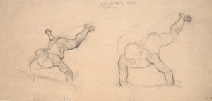 To studier av krypende gutter (eller flygende engler) av Joakim Frederik Skovgaard