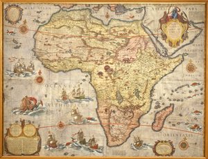 Kart over Afrika i 1686 av Joan Blaeu av Joan Blaeu