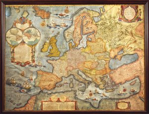 Kart over Europa 1686 av Joan Blaeu
