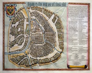 Moskva, bind II, Atlas Maior, av Joan Blaeu (1596-1673), kobberstikk, Amsterdam av Joan Blaeu
