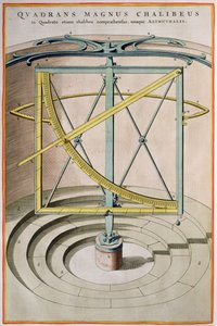 Quadrans Magnus Chalibeus-side fra Atlas Major, 1662 av Joan Blaeu