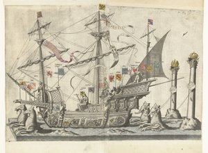Het schip Victoria, nr. 5 Begrafenisoptocht van keizer Karel V, 1558 (serietittel) Den storslåtte og overdådige begravelsespumpen, fremført ved begravelsen og begravelsen til den meget store og meget seirende keiser Charles Fifth, feiret i byen Brussel
