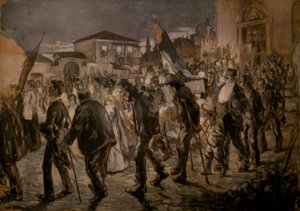 Avgang av en prosesjon av Joaquim Mir i Trinxet