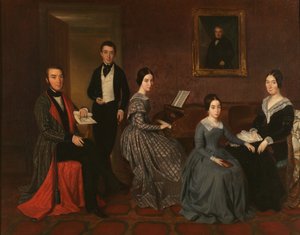 Familien til Jorge Flaquer av Joaquín Espalter y Rull