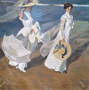 Spaser langs kysten av Joaquín Sorolla
