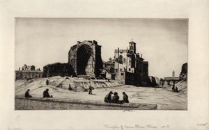 Venus- og Romatemplene, Roma (tørrpunkt)