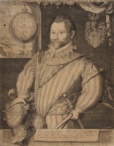Portrett av Sir Francis Drake,