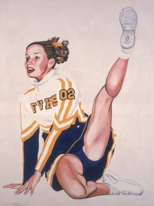 Floor Routine, 2002 (olje og akryl på lerret)