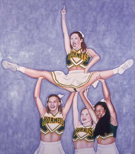 Lets go Hornets #1 Yeah!, 2002 (olje og akryl på lerret)