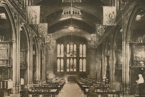 Biblioteket til Guildhall som enhver Londoner bør gå til, c1935. av Joel