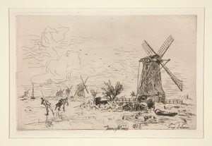 Batavia av Johan Barthold Jongkind