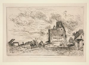 D?molitions de la Rue des Francs-Bourgeois Saint-Marcel (Demolition at the Rue des Francs-Bourgeois Saint-Marcel)   1336256   no       norwegian Successfully Translated  Original: The Drinking Pool man in cart with oxen at pool, 1895. Translat: The Drinkin av Johan Barthold Jongkind
