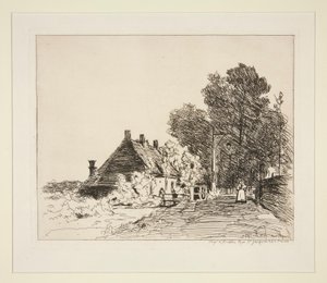 La Nourrice (barnepiken) av Johan Barthold Jongkind