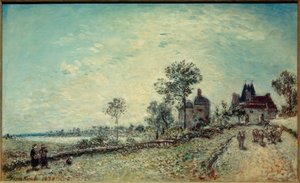 Meheing slott av Johan Barthold Jongkind