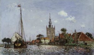 Overschie kirke av Johan Barthold Jongkind