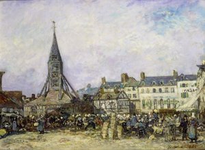 Markedet i Sainte-Catherine, Honfleur