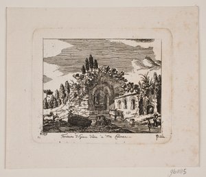 Romerske ruiner av Johan Bülow