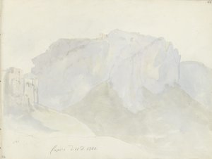 Monte Solaro sett fra Capri av Johan Christian Dahl