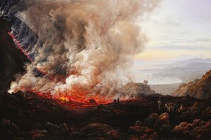 Vesuvs utbrudd; Utbruddet av Vesuv, 1824