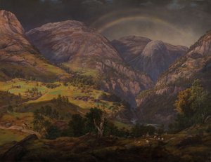 Utsikt fra Stalheim av Johan Christian Dahl