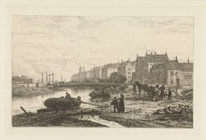 Utsikt over Stadhouderskade av Johan Conrad Greive