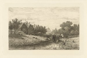 Utsikt over en lås av Johan Conrad Greive