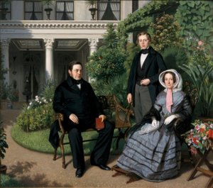 Portrett av Metelerkamp-familien