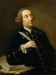 Portrett av John Christopher Smith (1712-95), musiker og amanuensis av Handel av Johan Joseph Zoffany
