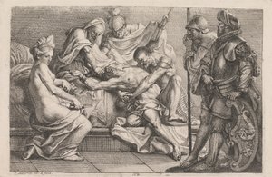 Samson overvunnet av filistrene av Johan Joseph Zoffany