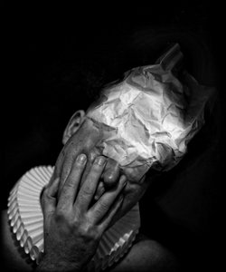 A clowns death (serie), 2014 (fotokunst digital kunst) av Johan Lilja