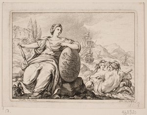 Vignet til PH Mallet: Danmarks historie I, 1758
