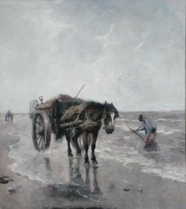 Sea Breezes (olje på lerret) av Johan Scherrewitz