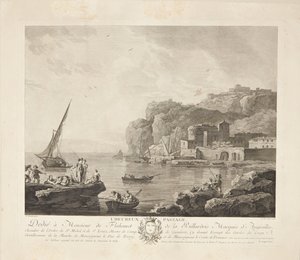 Fiolinen. Illustrasjon til Kaalunds "Fabler for barn". Se kommentar fra arkkatalog. av Johan Thomas Lundbye