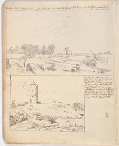 Gåsetårnet i Vordingborg, tegnet på side 16 f.n.