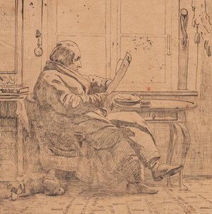 Dommer Emanuel Bonnevie av Johan Thomas Lundbye
