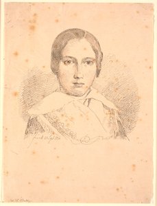 Portrett av en ung jente av Johan Thomas Lundbye